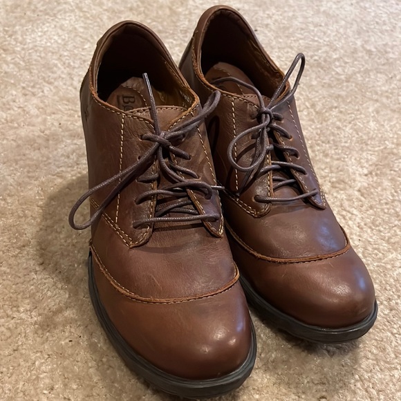 Born lace up heeled ankle boots - Picture 1 of 8